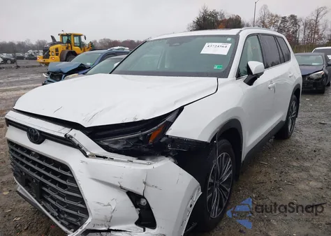 2024 Toyota Grand Highlander Hybrid Platinum Max из США, поврежденный, VIN 5TDADAB54RS008300